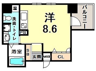 アドバンス三宮IVルシールの物件間取画像